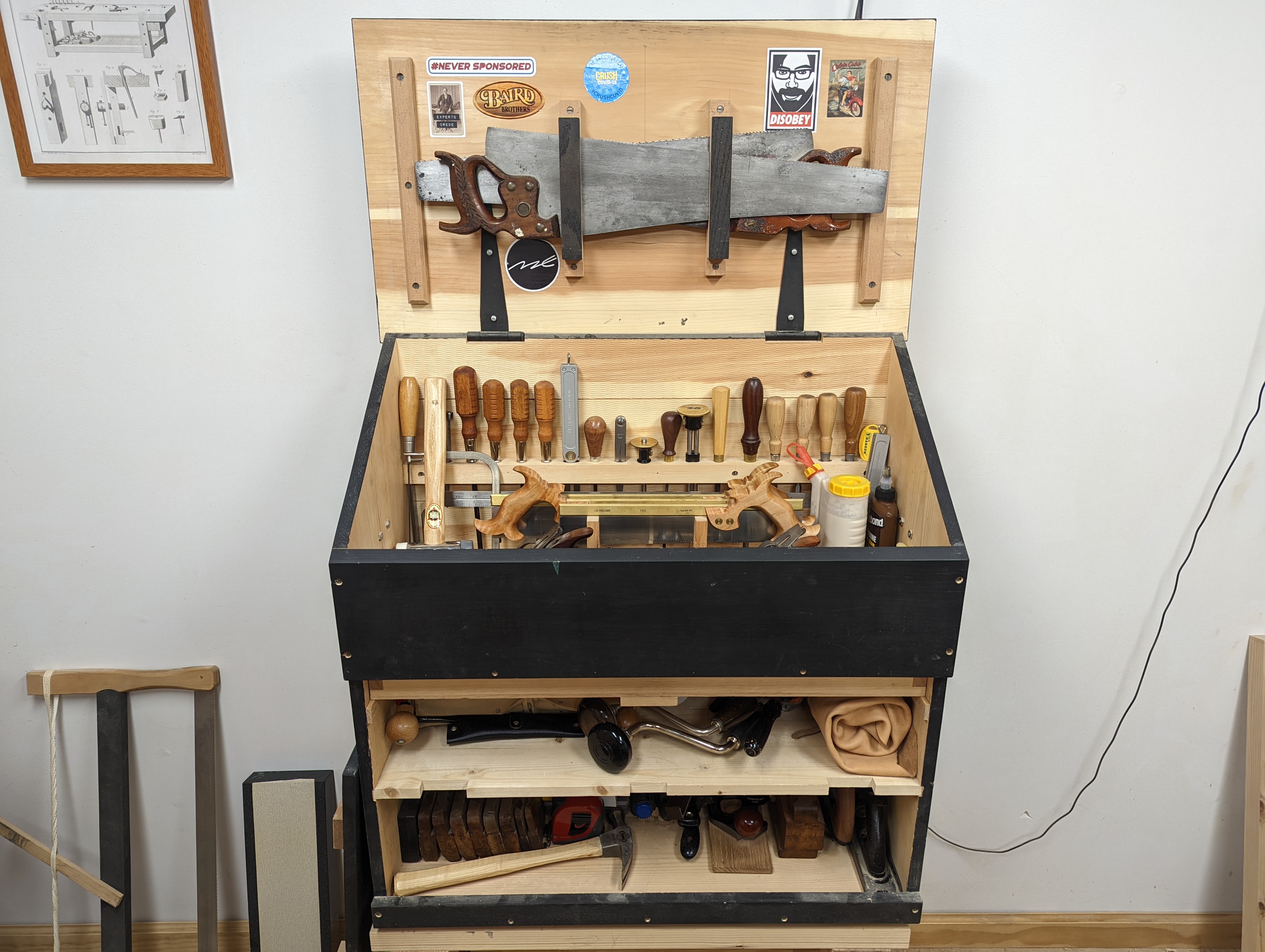 Grandpa's Tool Chest, Woodworking Project